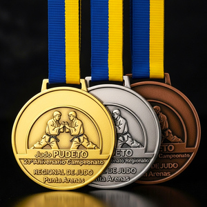 Medalla Profesional de Kung Fu en Aleación de Zinc con Estampado 3D y Esmalte Suave para Campeonatos y Torneos - Product Image 5