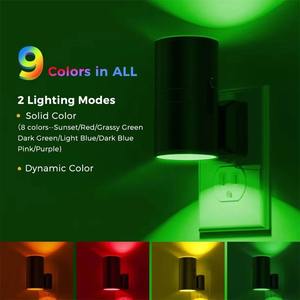 Luz Nocturna LED, Luces Nocturnas que se Enchufan a la Pared, Luz Nocturna RGB que Cambia de Color con Sensor de Luz para Decoración del Hogar, Luz para Dormir para Niños - Product Image 4