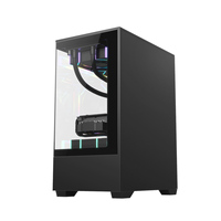 AntarcChill Nuevo Diseño Micro-ATX, Caja de Juego con Doble Cristal Templado y Vista Panorámica, para Computadora de Escritorio, en Oferta, Caja de PC de Plástico