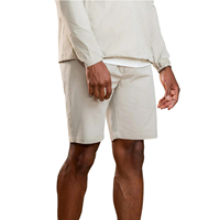 Survêtements coupe-vent d'été pour hommes, à capuche, avec short, en tissu léger, design uni, pour un look décontracté