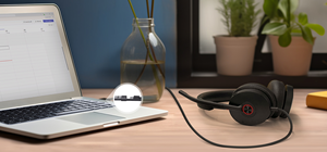 <span class=keywords><strong>Casque</strong></span> filaire hybride ANC Yealink UH48 USB-C/USB-A avec 4 microphones, égaliseur dynamique, circum-auriculaire - Product Image 5
