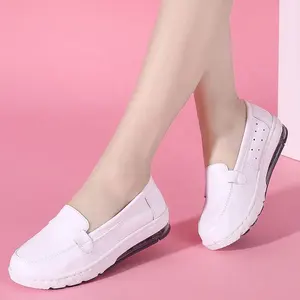 새로운 제품 화이트 소프트 산책 간호사 간호 신발 레이스 의료
