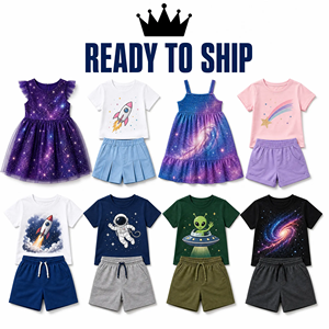 Lote al por mayor de ropa de verano mixta para niños y niñas de 0 a 12 años, estilos casuales y bonitos, surtido aleatorio - Product Image 1