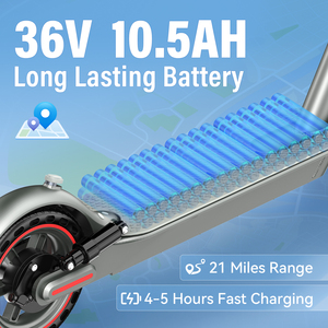 สกู๊ตเตอร์ไฟฟ้าแบบสองระบบกันสะเทือน 36V 10.5Ah ล้อรังผึ้งขนาด 8.5 นิ้ว มีสินค้าในคลัง EU สกู๊ตเตอร์ไฟฟ้าพับได้ยอดนิยมสำหรับผู้ใหญ่ - Product Image 1