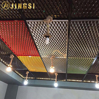Plafond tendu léger et économique, décoration de plafond en aluminium avec cadre pour restaurant remis à neuf