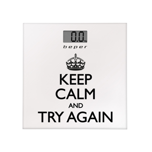 เครื่องชั่งน้ำหนักอิเล็กทรอนิกส์ KEEP CALM ขนาด 30x30 ซม. - Product Image 1