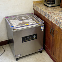 Machine sous vide industrielle 640TD robuste à chambre unique et corps épaissi pour la conservation du bœuf et l'industrie chimique