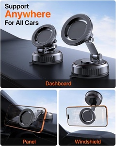Magnetic Success Car Phone Holder 360 ° <b>Rotatable</b> Foldable Wireless Charge Holder for Phone - Product Image 3