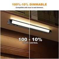 Certifié UL ETL 120v enfichable ou câblé CCT led rotatif cuisine sous éclairage d'armoire