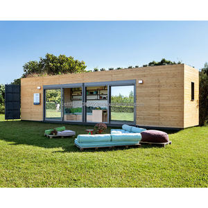 20 & 40 FT Design Moderno Expansível Recipiente Pré-fabricado De Madeira Cor Jardim Casa Jardim Espaço Vivo Quarto Férias Em Família - Product Image 1