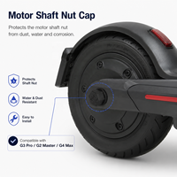 Cache-écrou d'axe de roue compatible avec les trottinettes électriques KuKirin G3 Pro, G2 Master, G4 Max – Cache de protection de remplacement