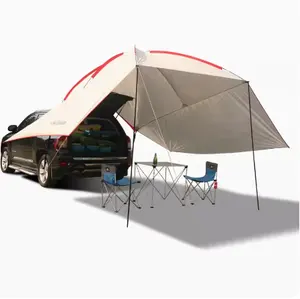 Protección UV autoconducción ocio camping al aire libre portátil a prueba de lluvia sombrilla tienda grande con muchos colores para elegir