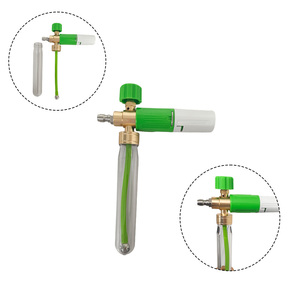 Canon à mousse de lavage auto 1L à grande ouverture, raccord rapide 1/4, lance à mousse réglable, pistolet à bouteille transparente - Product Image 6