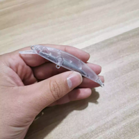 Subwater Minnow 9cm/12g Leurre Corps Blanc DIY Recolor ABS Matériel pour Océan Bateau Pêche Basse Truite Carpe Perche Vivaneau Marlin