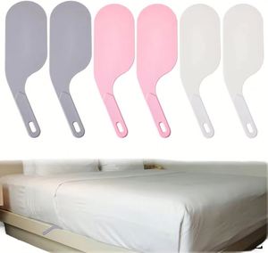 Custom Logo Portable Convenient Bed <b>Sheet</b> Tucker Tool Tucking Paddle Reusable <b>Plastic</b> <b>Sheet</b> Change Helper Bed Skirt Replacement - Product Image 3