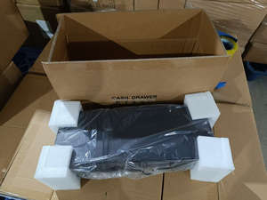 Système <span class=keywords><strong>de</strong></span> point <span class=keywords><strong>de</strong></span> vente sécurisé, 8 compartiments pour billets, 4 compartiments pour pièces, tiroir-caisse en métal avec boîte <span class=keywords><strong>de</strong></span> sécurité, RJ11 - Product Image 5