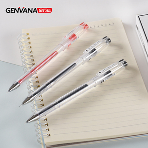 Bolígrafos de <span class=keywords><strong>Gel</strong></span> GENVANA al por Mayor de Fábrica, Escritura Suave, Cuerpo Transparente, <span class=keywords><strong>Punta</strong></span> <span class=keywords><strong>Fina</strong></span> de 0.25mm, para Suministro a Granel en Oficinas - Product Image 4
