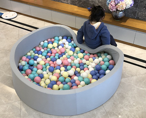 Piscines à balles pour bébés et tout-petits, en mousse à mémoire de forme, <span class=keywords><strong>piscine</strong></span> à balles ronde pour enfants, espace de jeu pour bébés, <span class=keywords><strong>piscine</strong></span> à balles en mousse - Product Image 2