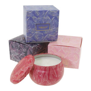 เทียนหอมถั่วเหลืองหรูหรา ราคาโรงงานถูก รับผลิตตามสั่ง เทียนหอมในกระป๋อง กลิ่นหอมบำบัด เทียนวีแกน เทียนสำหรับเดินทาง - Product Image 5