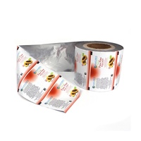 Emballage en film plastique laminé personnalisé pour produits cosmétiques, film en rouleau pour lavage corporel, film en rouleau en aluminium et plastique pour liquides