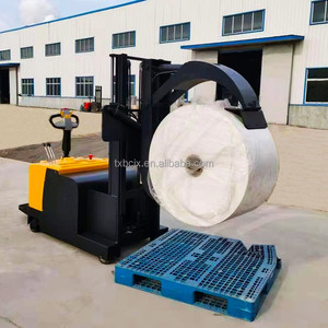 Apilador de rollo de papel eléctrico 500kg 1000kg Apilador de rollo de papel automático con carretilla elevadora de abrazadera de China - Product Image 4