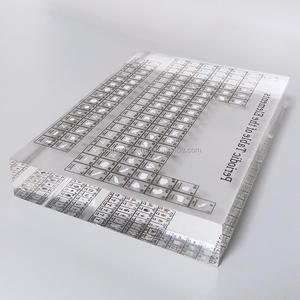 Regalos para estudiantes, tablero de letrero acrílico, <span class=keywords><strong>tabla</strong></span> periódica de acrílico transparente de los elementos, bloque de visualización - Product Image 5