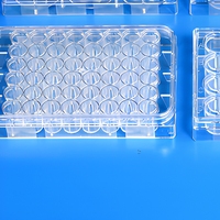 Plaque PCR en PP de 0,2 ml, micro-plaque à rebord convexe, plaque d'échantillonnage en plastique pour laboratoire