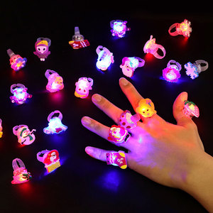 Bagues lumineuses clignotantes d'origine, cadeaux de fête Neno, bagues LED en plastique pour enfants et adultes, cadeaux de Noël - Product Image 5
