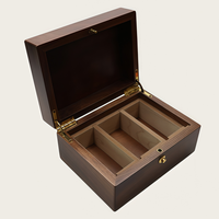 Boîte de montre en bois finition peinture élégante de luxe avec oreiller de montre intérieur prix direct usine caisse en bois de qualité supérieure