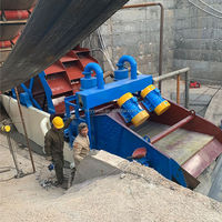 Machine de lavage et de criblage multifonctionnelle compacte, pour le lavage du sable de basalte et de silice, à vendre