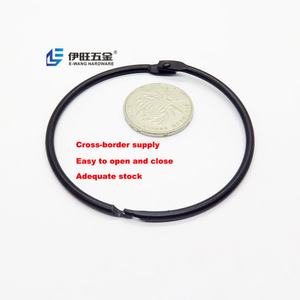 Anillas de Encuadernación YIWANG Negras de 2.5 Pulgadas (63.5mm) para Álbumes de Fotos y Proyectos DIY - Product Image 1