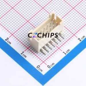 ZX-PHB2.0-2-7PWZ Wire-to-Board Pin Header Bent Lead Through Hole,P=2mm Connector 2x7P 2mm Right Angle Insert PHB - Product Image 1