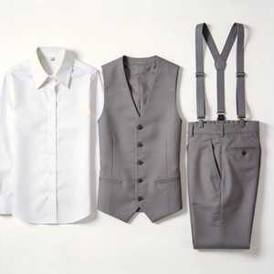 <span class=keywords><strong>Completo</strong></span> <span class=keywords><strong>Elegante</strong></span> da Cerimonia per Bambini, Set 3 Pezzi, Abito Formale per <span class=keywords><strong>Bambino</strong></span>, Outfit per Compleanno - Product Image 1