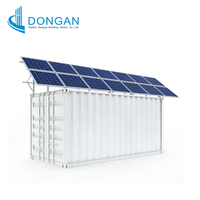 Réfrigérateur-congélateur solaire sur mesure pour restaurant commercial, chambre froide de 20 pieds, unité de réfrigération à économie d'énergie