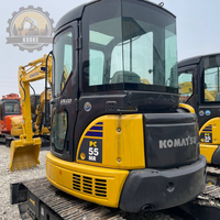 Zuverlässiger Gebrauchter Komatsu PC55MR Mini-Bagger 5 Tonnen Raupenbagger Original Japan Erdbewegungsmaschine Schnelle Lieferung