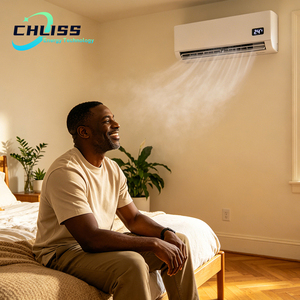 Climatiseur mural split 9000 BTU 12000 BTU 24000 BTU R32 à faible consommation d'énergie pour bureau, refroidissement et chauffage rapides Advan - Product Image 6