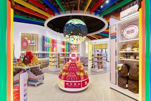 หลอดอะคริลิคขนาดสั่งทำ กล่องใส่ขนมอะคริลิค ร้านขายขนม ผนังสีรุ้ง หลอดอะคริลิคใสทรงกลมพร้อมตัวจ่ายแบบแรงโน้มถ่วง - Product Image 5