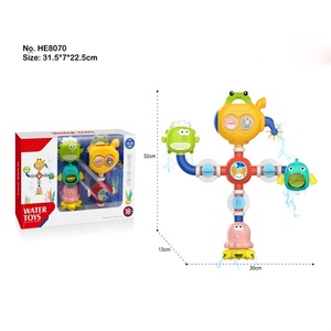 Jeu <span class=keywords><strong>de</strong></span> jouets <span class=keywords><strong>de</strong></span> <span class=keywords><strong>bain</strong></span> en plastique pour l'éveil des tout-petits, jeu aquatique pour bébés, <span class=keywords><strong>puzzle</strong></span> <span class=keywords><strong>de</strong></span> tuyauterie à assembler, <span class=keywords><strong>puzzle</strong></span> <span class=keywords><strong>de</strong></span> plomberie océanique pour la salle <span class=keywords><strong>de</strong></span> <span class=keywords><strong>bain</strong></span> - Product Image 6