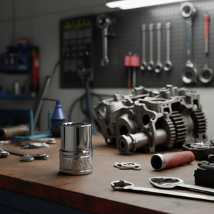 Fasano <b>Socket</b> Wrench 625 C32 Chrome Vanadium Steel Automotive Repair Tool - Product Image 3