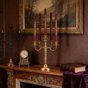 Европейский современный настольный канделябр с несколькими рожками, экологичный, устойчивый к ржавчине, ручной работы, из железа, белый/золотой, подсвечник для свадьбы и дома - Product Image 2