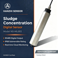 RS485 Digitaler MLSS-Sensor Schlammkonzentrationsmesser mit Automatischer Reinigung für Abwasserbehandlungsanlagen und Sedimentationstanks