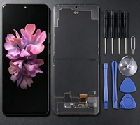 Untuk Samsung Galaxy Z Flip 5G SM-F707 Layar LCD Original Digitizer Full Assembly Pengganti Layar Sentuh