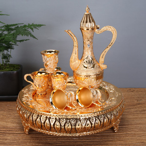 Creative home European-style wine sets, <b>small</b> wine glasses, metal wine jugs - Product Image 3