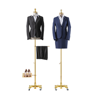 Traje femenino de busto de cuerpo superior de <span class=keywords><strong>media</strong></span> <span class=keywords><strong>escala</strong></span> de gama alta Maniquí de torso de tela cubierta para traje de negocios - Product Image 2