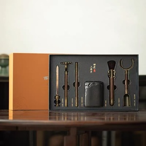 MINGSHUO Juego de Seis Herramientas Metálicas Chinas para la Ceremonia del Té - Cuchillo para Té, Herramienta para Preparar Té, Accesorios para Té Kung Fu - Product Image 1
