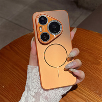 Coque de téléphone magnétique sans fil ultra-fine et fluide avec protection d'objectif antichoc pour Huawei Pura 80 90 Pro Max