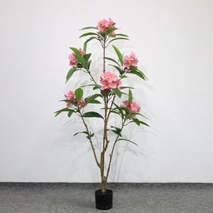 Árbol de Plumeria Artificial Decorativo en Maceta, Resistente a los Rayos UV, para Decoración de Bodas, Hogar y Jardín, Flores Artificiales de Plástico y Seda - Product Image 5
