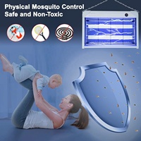20W cuisine utiliser en plastique mur électrique intérieur insecte zapper anti mouches d'été moustique électrique tueur de mouches