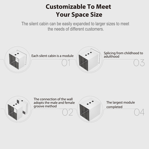 Cabine Modulari per Ufficio di Alta Qualità per Lavoro, Riunioni e Cabine Telefoniche con Arredamento, Illuminazione e Ventilazione - Product Image 6