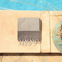 Serviette turque 100% coton XL, serviette de plage turque, peshtemal, serviette de hammam turque, fabriquée en Turquie